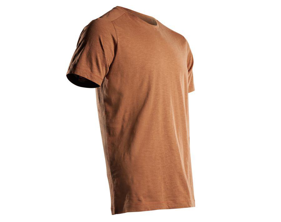 T-Shirt, Kurzarm CUSTOMIZED Nussbraun