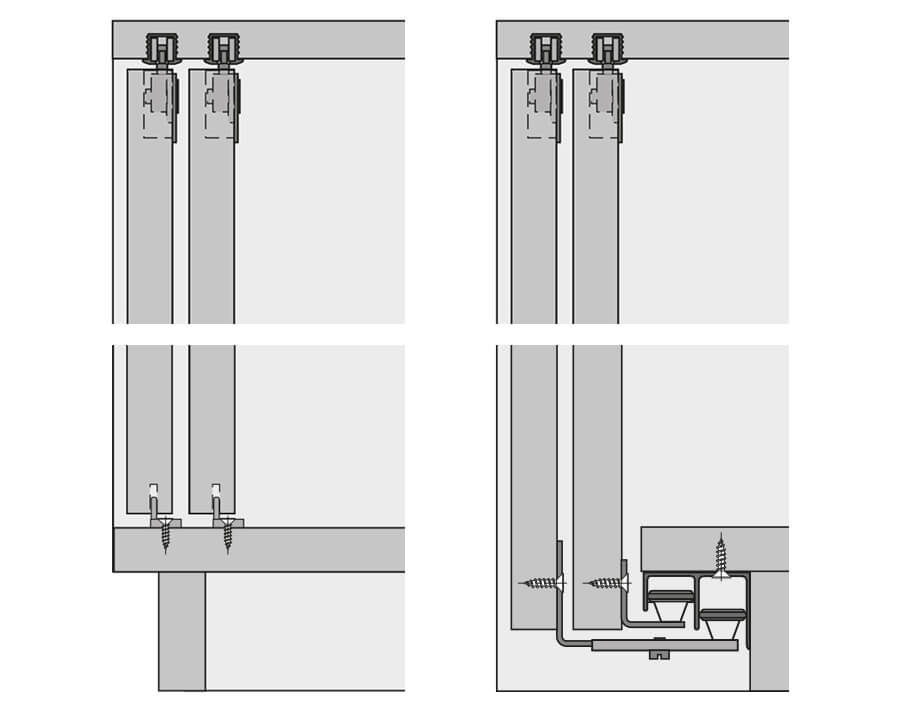 HETTICH SysLine S-Set: Schiebetüren-Komplettset