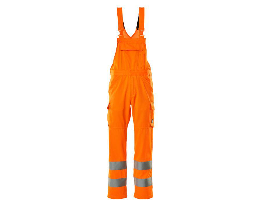 Latzhose SAFE LIGHT hi-vis orange