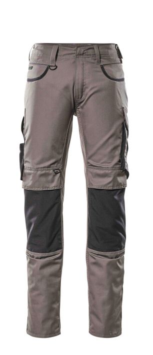 Hose mit Knietaschen UNIQUE anthrazit/schwarz