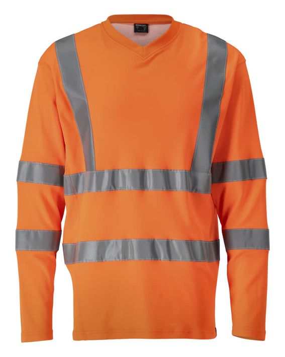 T-Shirt, Langarm SAFE CLASSIC hi-vis orange
