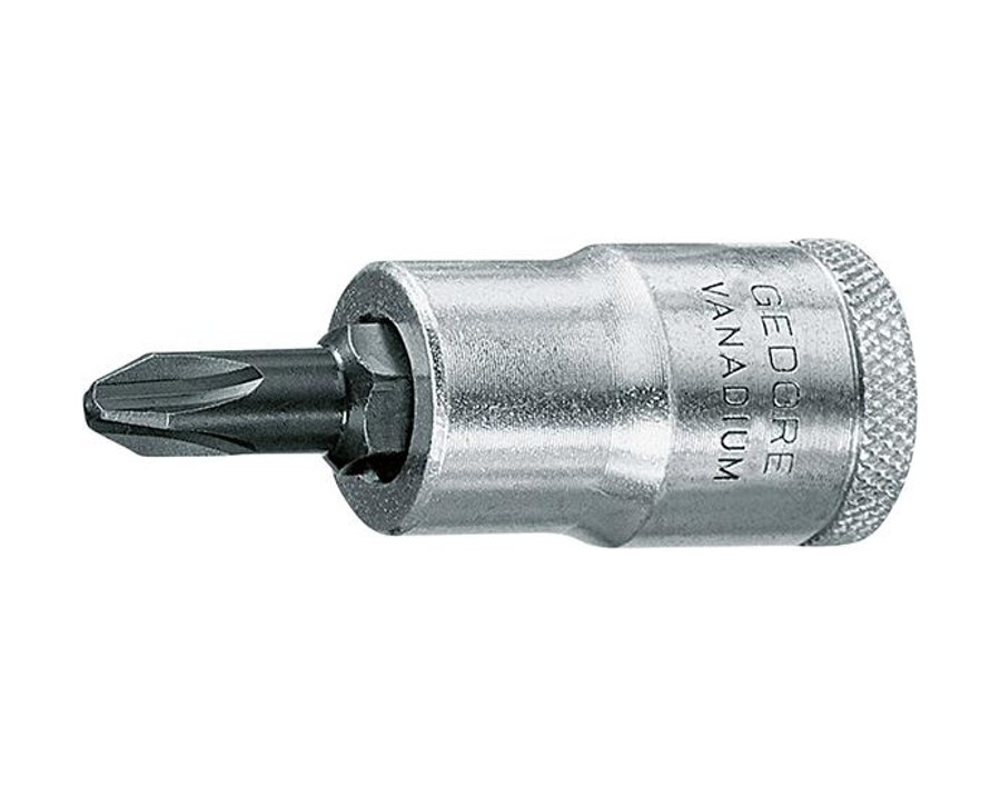 Schraubendreher-Einsatz 1/2" für Kreuzschlitzschrauben PH