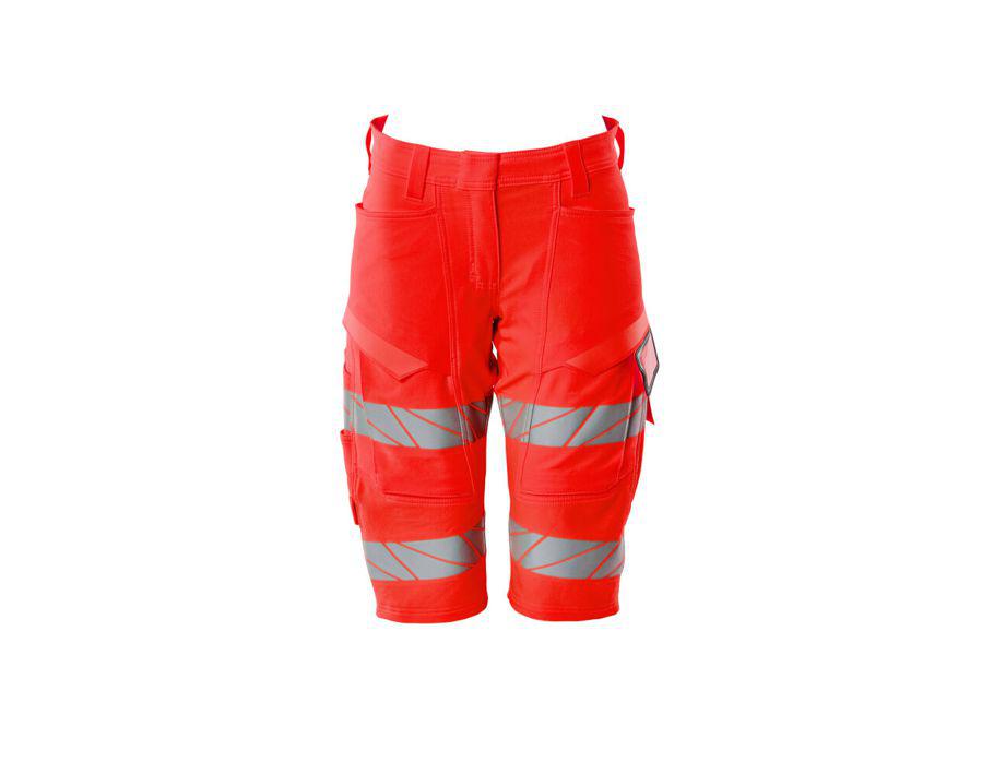 Shorts, lang ACCELERATE SAFE hi-vis rot