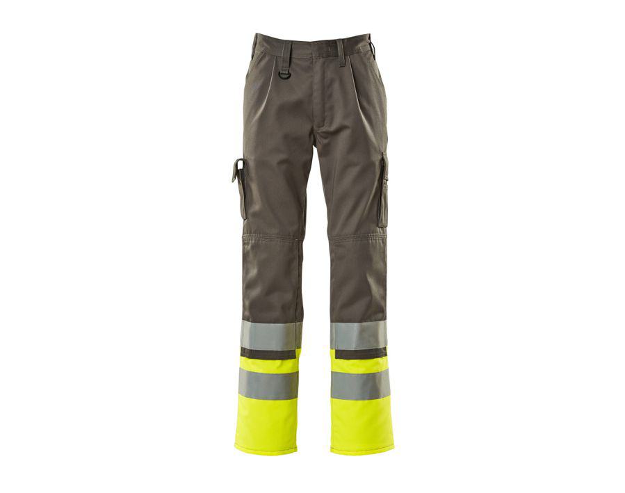 Hose mit Knietaschen SAFE COMPETE anthrazit/hi-vis gelb