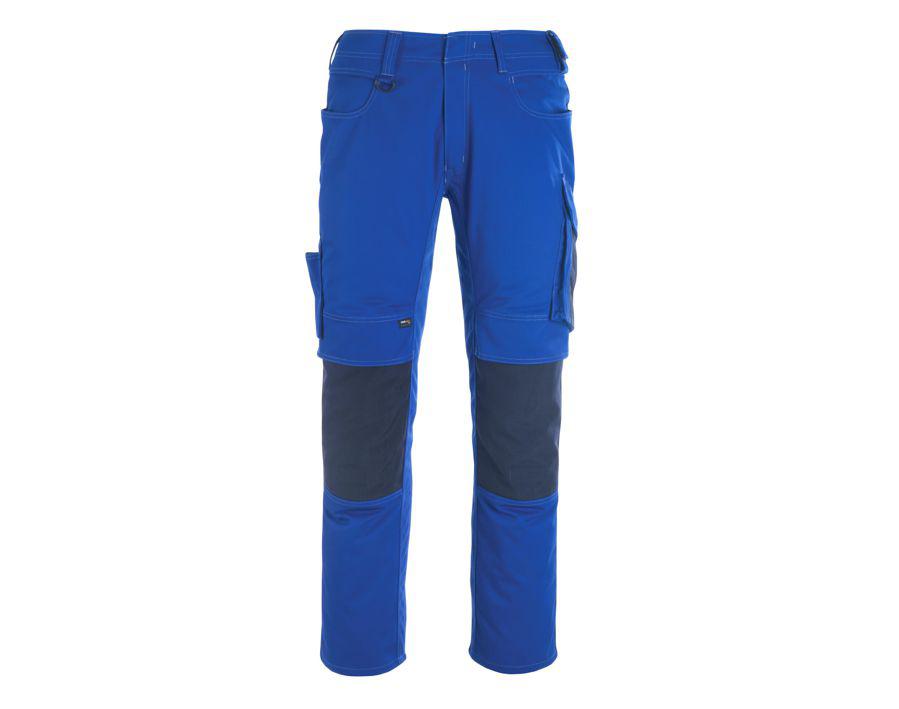 Hose mit Knietaschen UNIQUE kornblau/schwarzblau