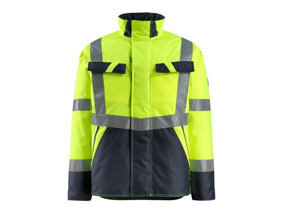 Winterjacke SAFE LIGHT hi-vis gelb/schwarzblau