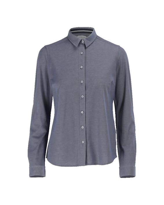 Hemd FRONTLINE blau-meliert