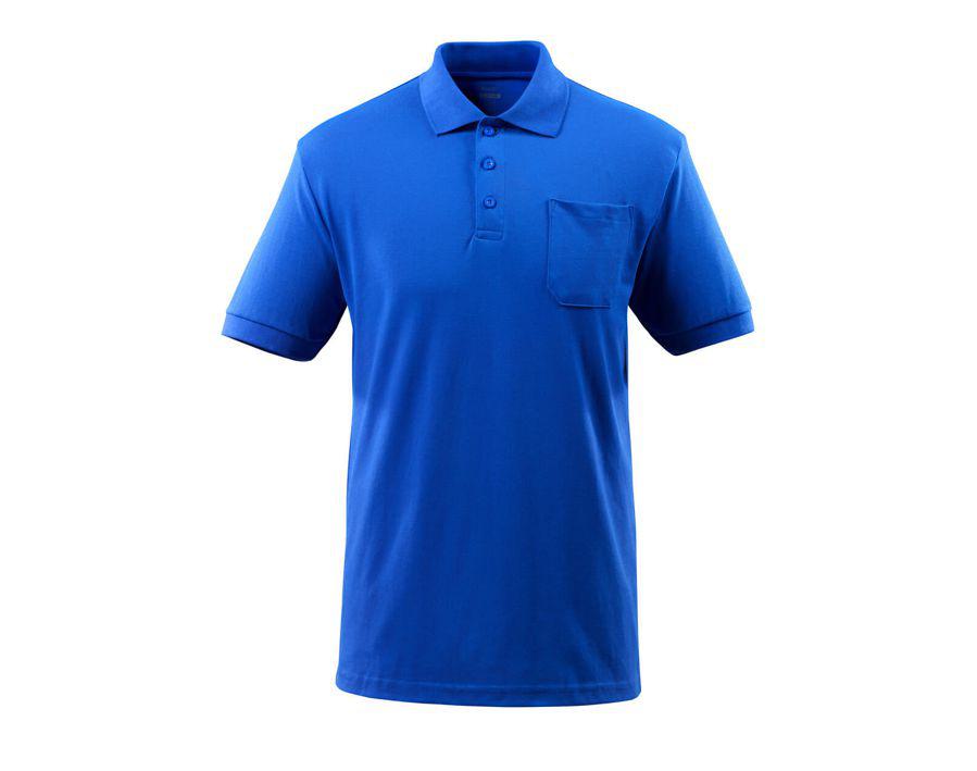 Polo-Shirt mit Brusttasche CROSSOVER kornblau