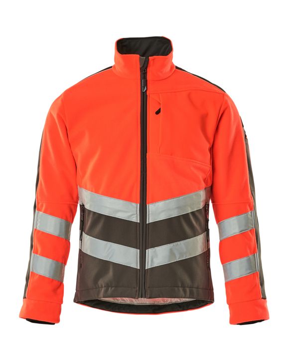Fleecejacke SAFE SUPREME hi-vis rot/dunkelanthrazit