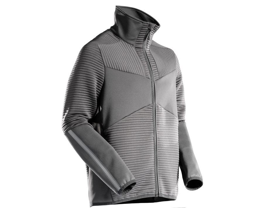 Fleecepullover mit Reißverschluss CUSTOMIZED Anthrazitgrau