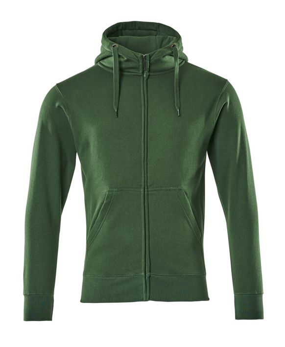 Kapuzensweatshirt mit Reißverschluss CROSSOVER grün