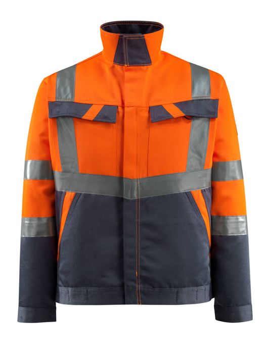 Jacke SAFE LIGHT hi-vis orange/schwarzblau