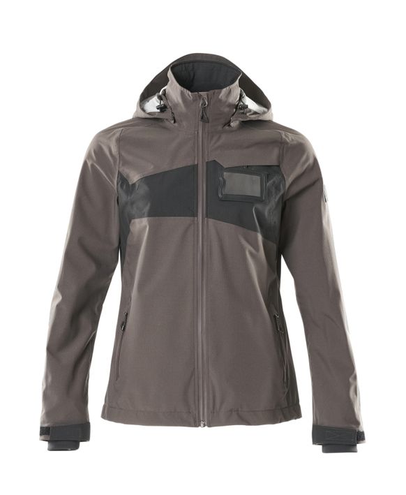 Hard Shell Jacke ACCELERATE dunkelanthrazit/schwarz