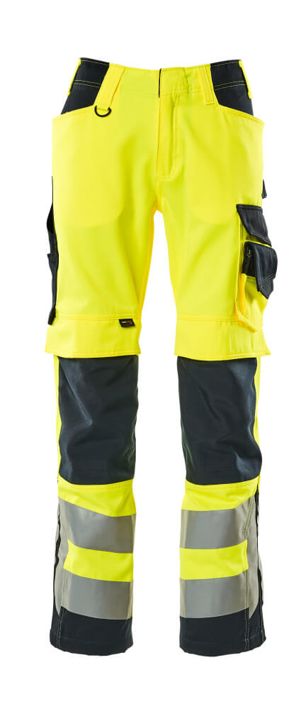 Hose mit Knietaschen SAFE SUPREME hi-vis gelb/schwarzblau