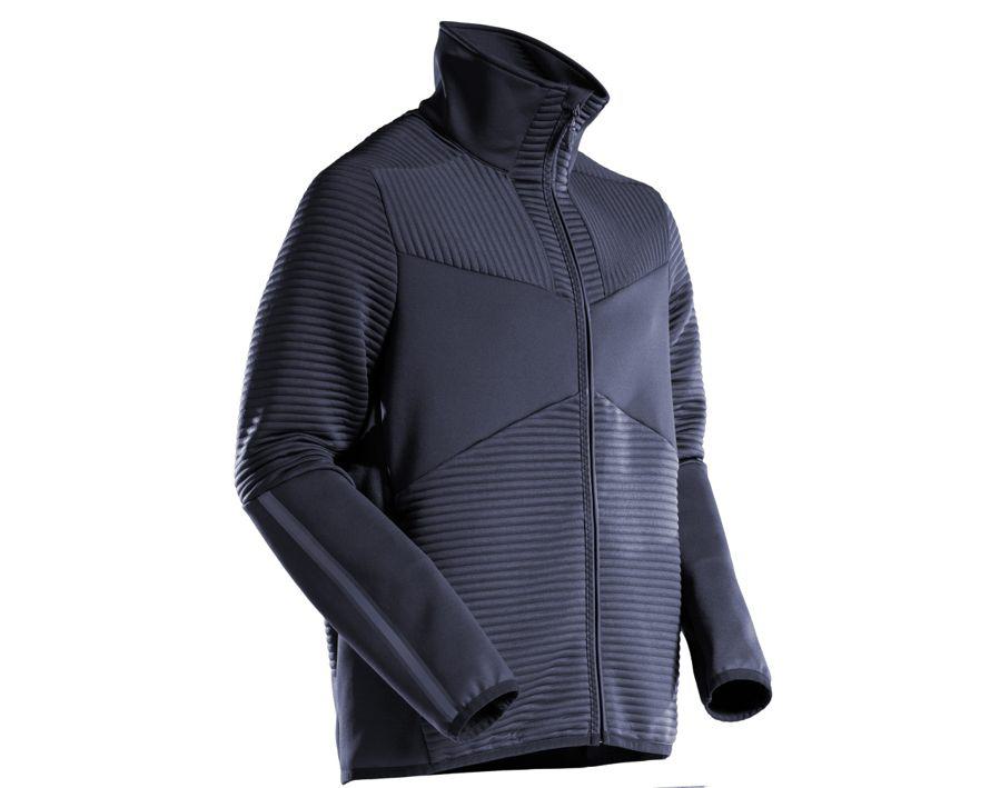 Fleecepullover mit Reißverschluss CUSTOMIZED schwarzblau
