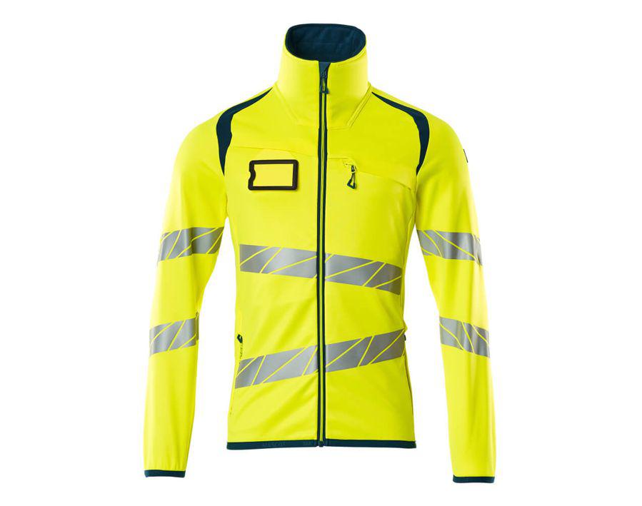 Warnweste Mit Reißverschluss & 5 Taschen - Hi Vis Unterhemd Personalisierbar