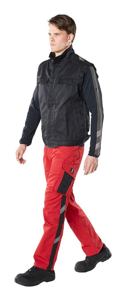 Hose mit Schenkeltaschen UNIQUE anthrazit/schwarz