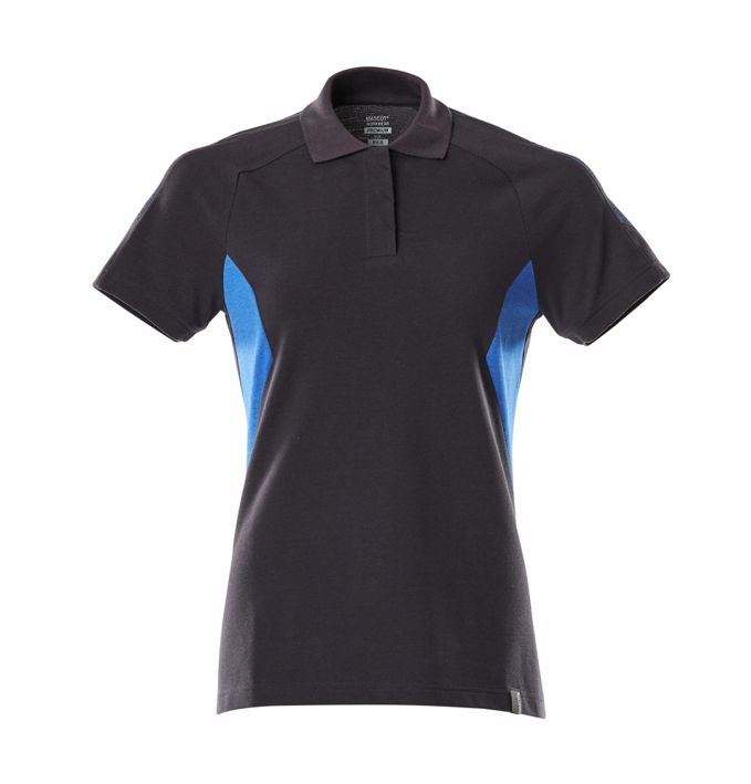 Polo-Shirt ACCELERATE schwarzblau/azurblau