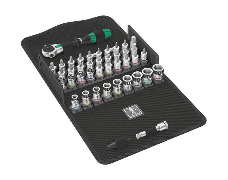 Zyklop Speed Steckschlüssel-Garnitur 1/4", 42-teilig
