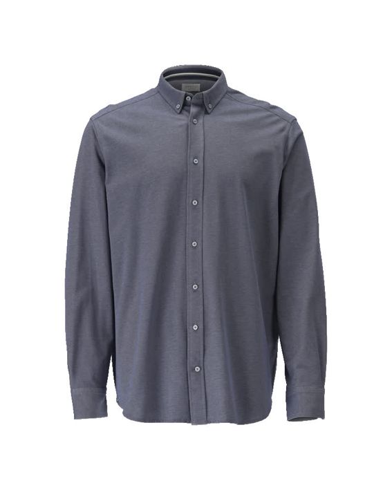 Hemd FRONTLINE blau-meliert