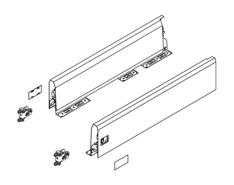 Flexibles Set ArciTech Zargenhöhe 126 mm  