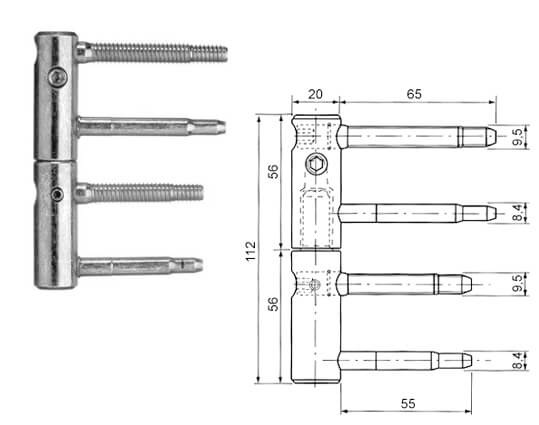 3D verstellbares Band lang mit Aushängesicherung 11R-20-000