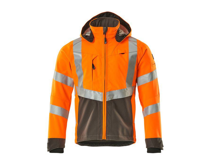Soft Shell Jacke SAFE SUPREME hi-vis orange/dunkelanthrazit