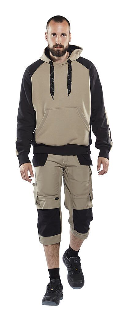 Kapuzensweatshirt UNIQUE schwarz/dunkelanthrazit