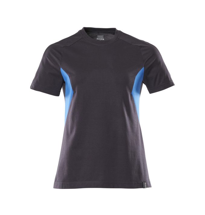 T-Shirt ACCELERATE schwarzblau/azurblau