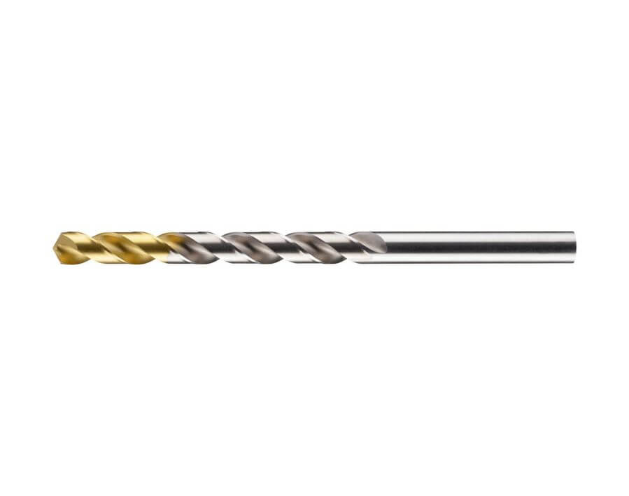 TiN-Tip Spiralbohrer mit zyl. Schaft