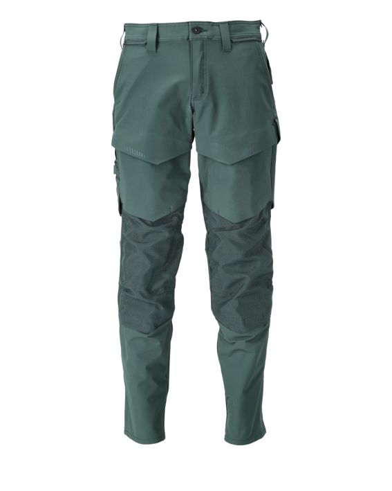 Hose mit Knietaschen CUSTOMIZED waldgrün