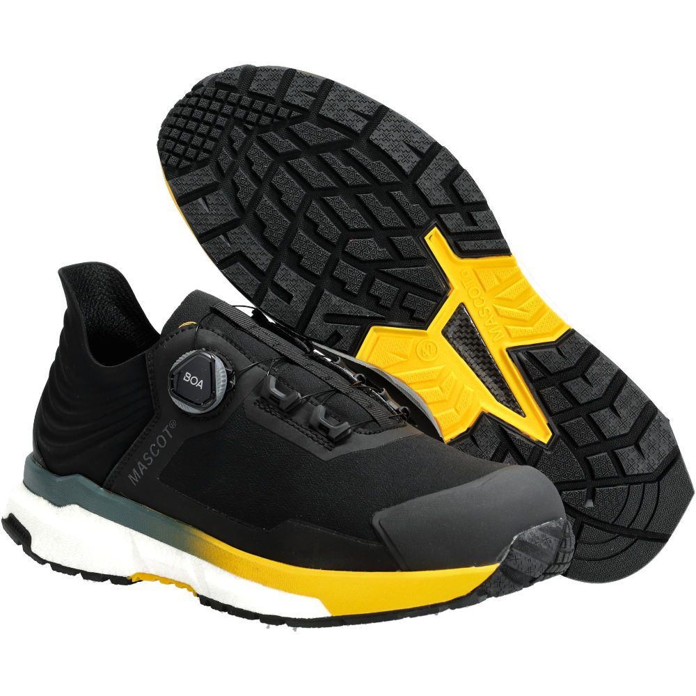 Sicherheitshalbschuh FOOTWEAR CUSTOMIZED Schwarz/Hellorange