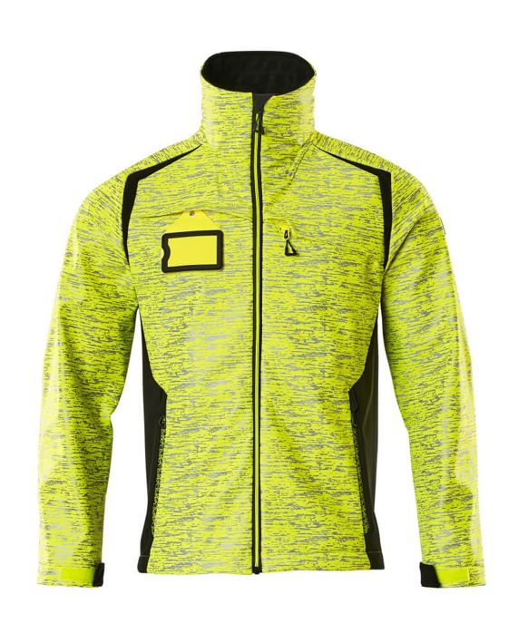Soft Shell Jacke ACCELERATE SAFE hi-vis gelb/schwarz