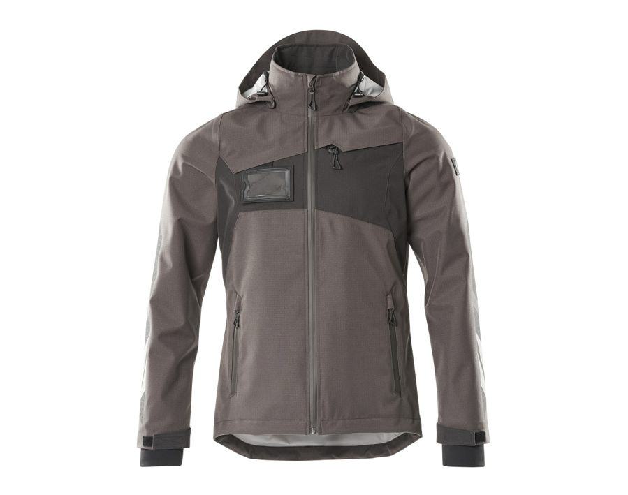 Hard Shell Jacke ACCELERATE dunkelanthrazit/schwarz