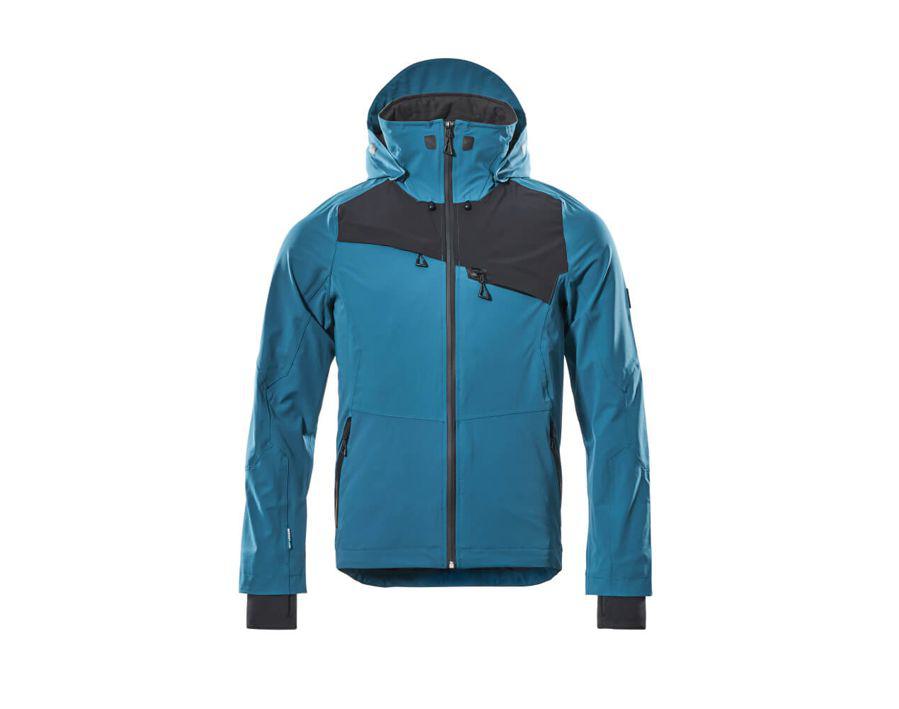 Hard Shell Jacke ADVANCED Dunkelpetroleum/ schwarz