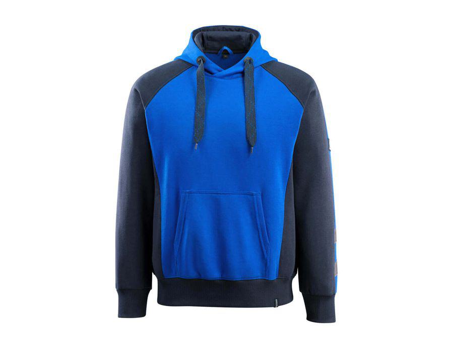 Kapuzensweatshirt UNIQUE kornblau/schwarzblau