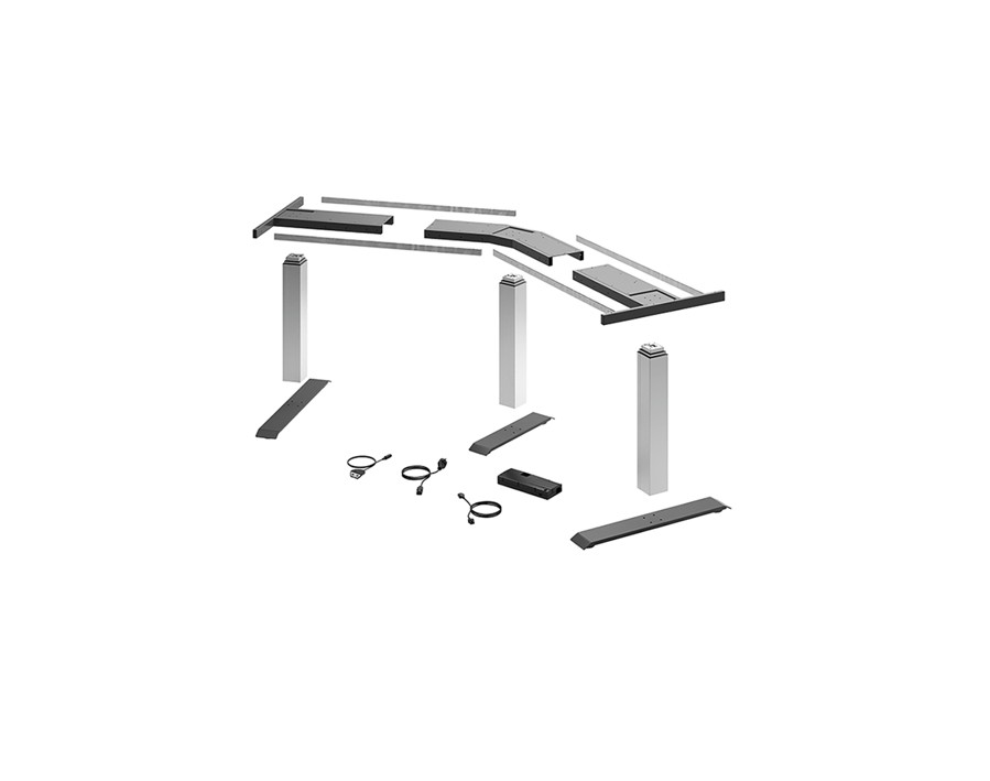 LegaDrive Systems Tischgestell-Set 135°-Winkel