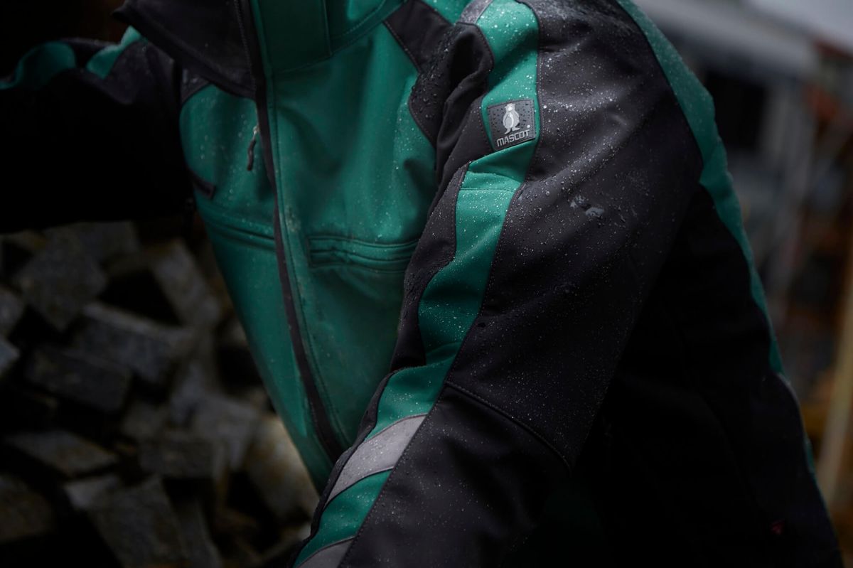 Winterjacke UNIQUE weiss/dunkelanthrazit