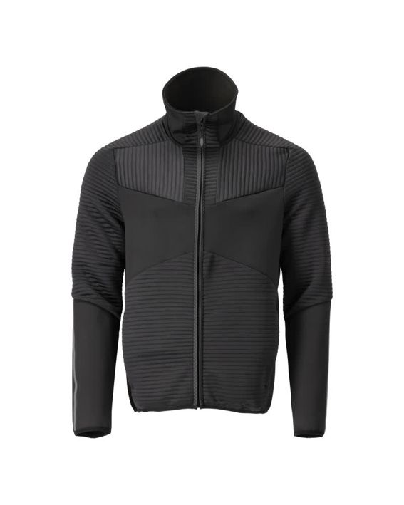 Fleecepullover mit Reißverschluss CUSTOMIZED schwarz