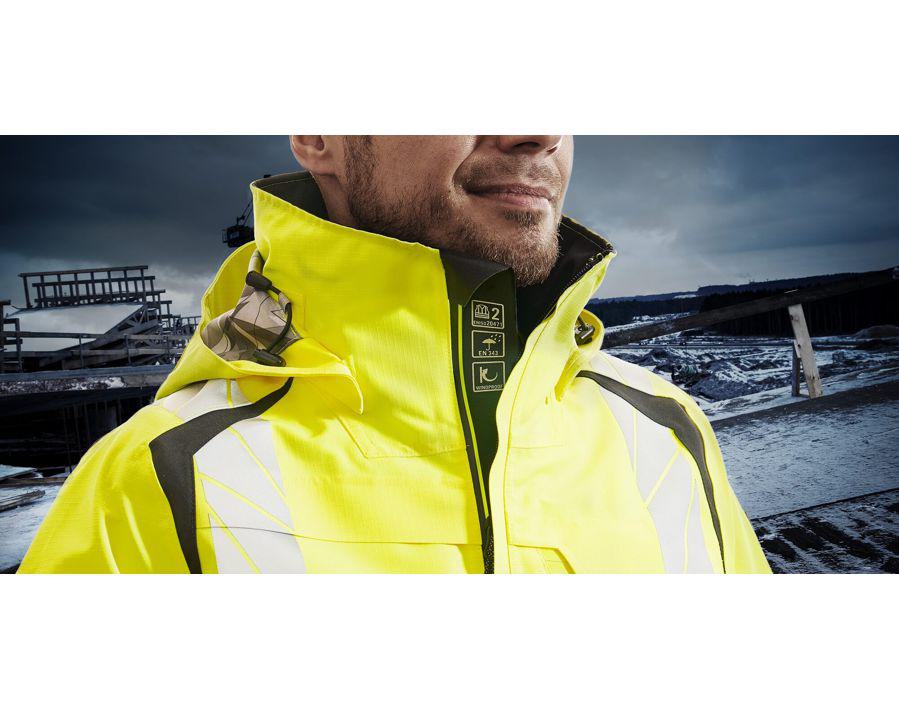 Hard Shell Jacke ACCELERATE SAFE hi-vis orange/dunkelanthrazit