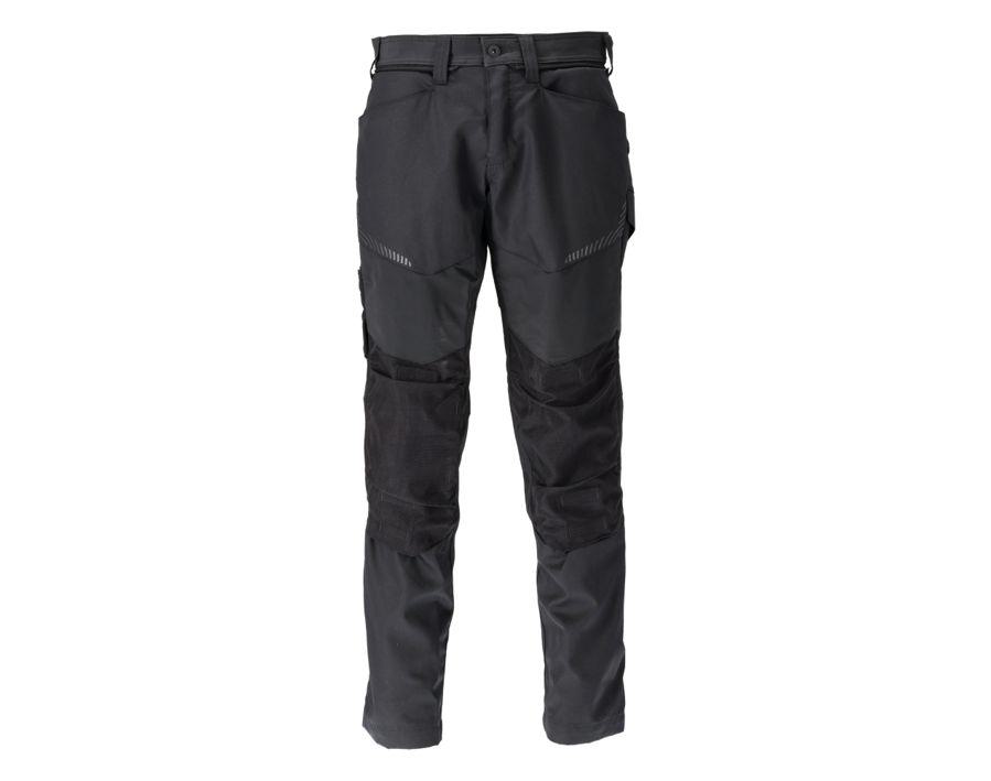 Hose mit Knietaschen CUSTOMIZED schwarz