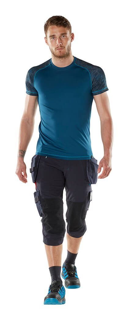 Dreiviertel-Hose mit Hängetaschen ADVANCED moosgrün