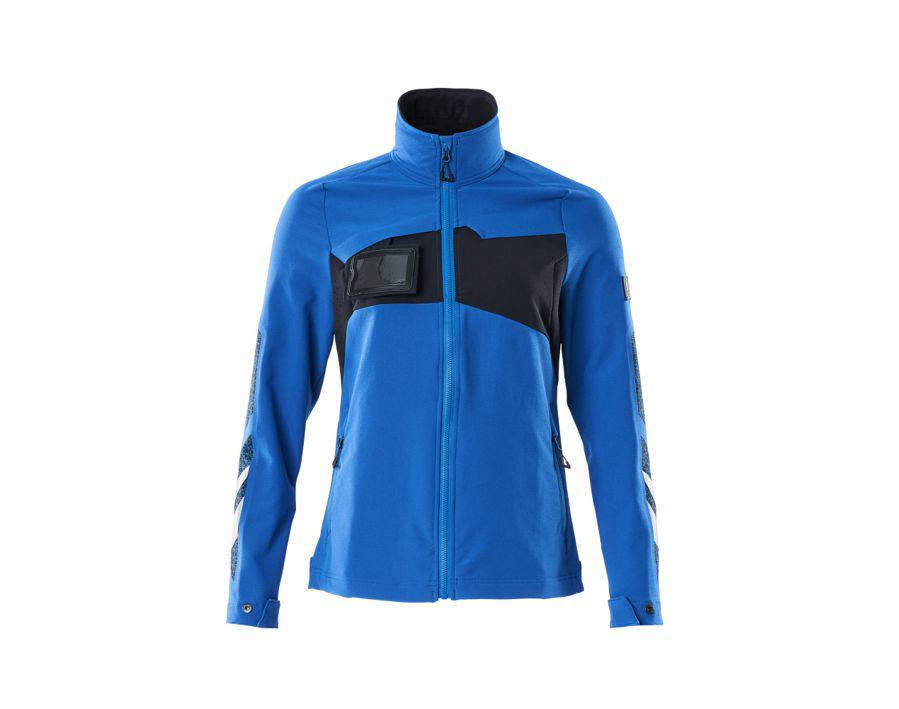 Jacke ACCELERATE azurblau/schwarzblau