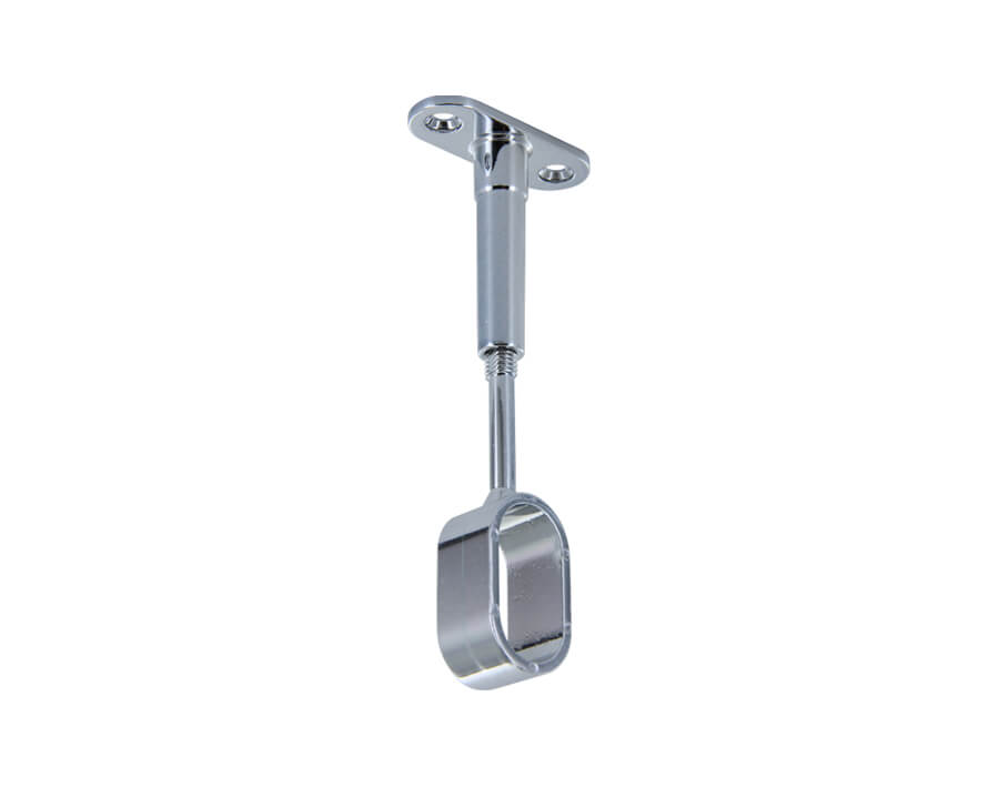 Verstellbarer Rohrhalter für ovale Rohre 30x15 mm