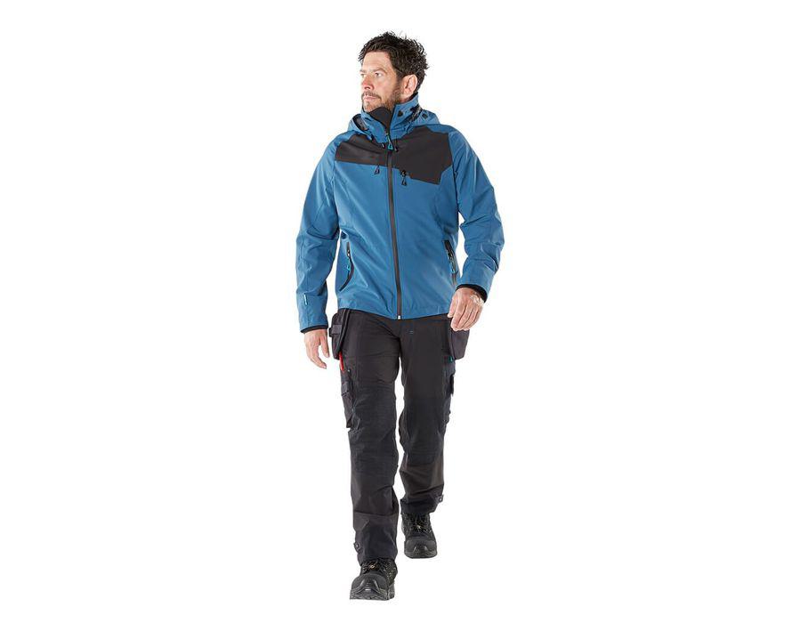 Hard Shell Jacke ADVANCED mossgrün/schwarz