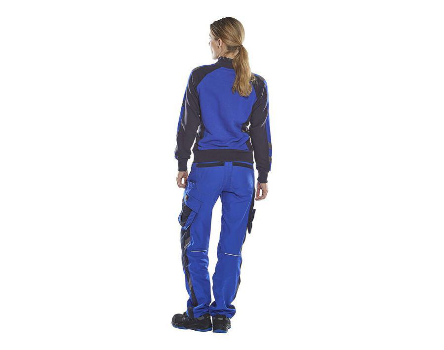 Hose mit Knietaschen UNIQUE dunkelanthrazit/schwarz