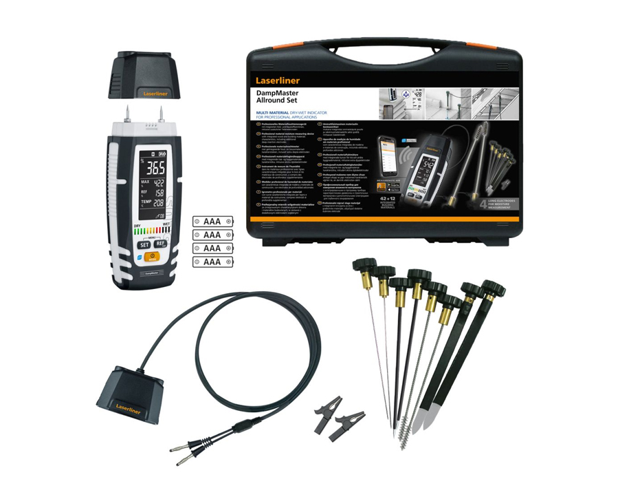 Materialfeuchte-Messgerät DampfMaster Allround Set 
