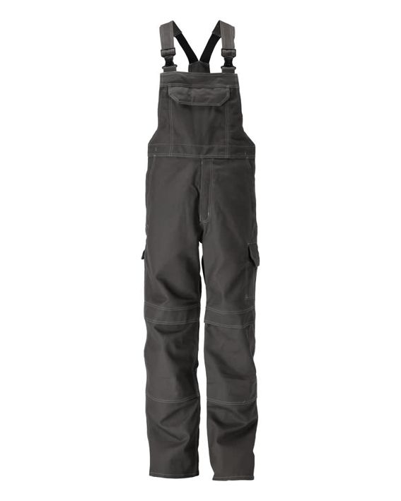 Latzhose mit Knietaschen MULTISAFE dunkelanthrazit