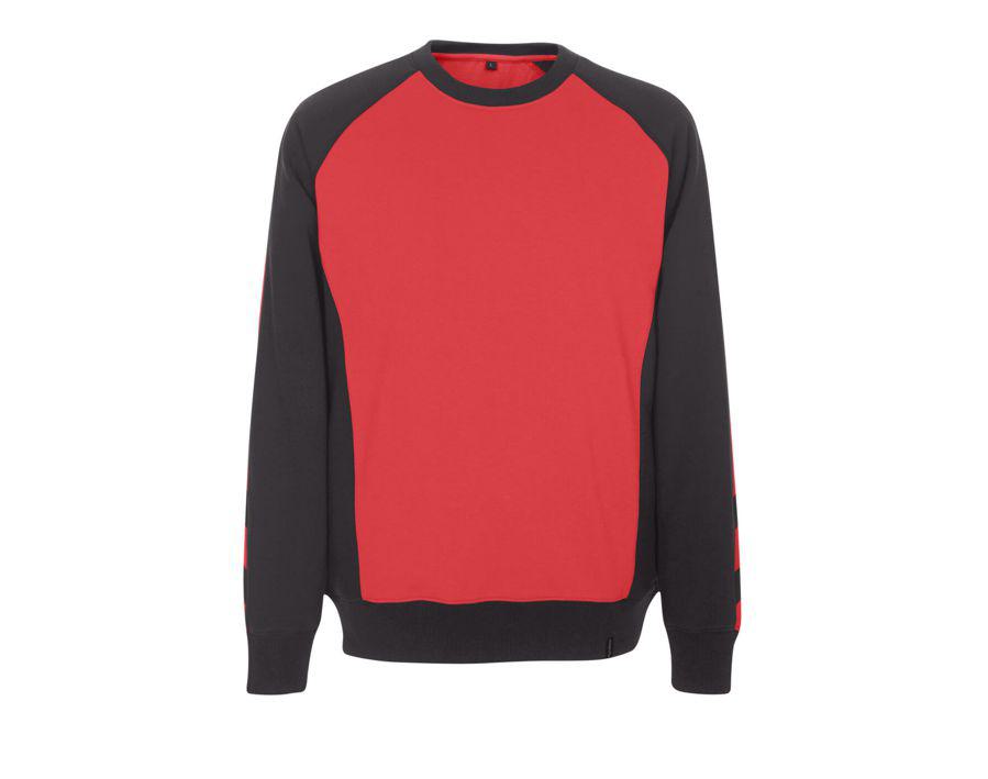 Sweatshirt UNIQUE rot/schwarz