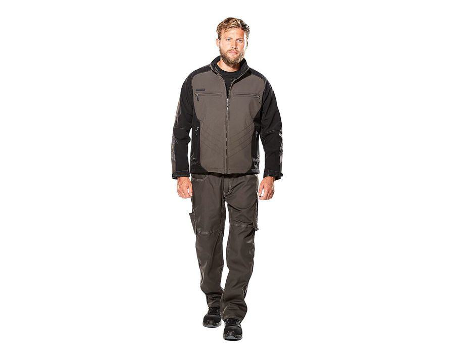 Hose mit Schenkeltaschen UNIQUE kornblau/schwarzblau
